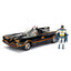 DC Comics Classic 1966 Batmobile with Batman & Robin Figure 1:24 Scale Diecast Model Black by Jada 98259