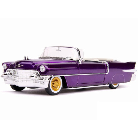 Elvis Presley 1956 Cadillac Eldorado 1:24 Scale Diecast Model Purple by Jada 30985