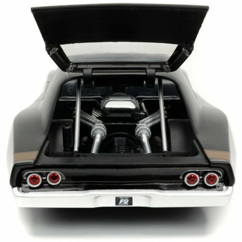Fast & Furious 9 Dom's 1968 Dodge Charger Widebody 1:24 Scale Diecast Model Black by Jada 32614