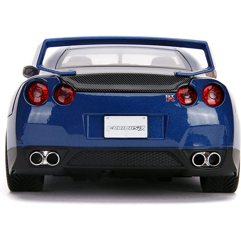 Fast & Furious Brian's 2009 Nissan GT-R R35 1:18 Scale Diecast Model With Lights and Figure by Jada 31142