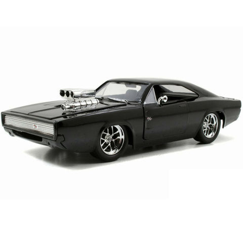 Fast & Furious Dom's Dodge Charger R/T 1:24 Scale Build N' Collect Diecast Model with Figure by Jada 30698