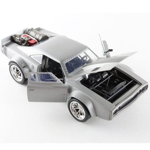 Fast & Furious F8 Dom's Ice Charger 1:24 Scale Diecast Model Silver by Jada 98291