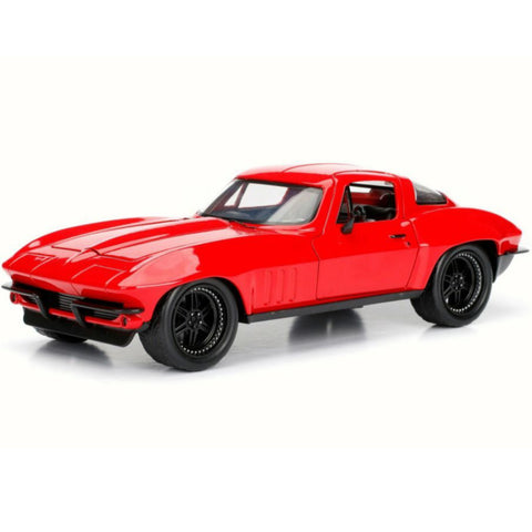 Fast & Furious Letty's 1966 Chevy Corvette Stingray 1:24 Diecast Model Red by Jada 98298