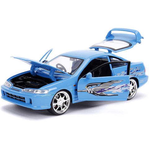 Fast & Furious Mia's 1995 Acura Integra Type-R 1:24 Scale Diecast Model Baby Blue by Jada 30739