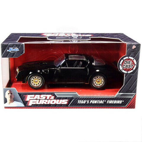Fast & Furious Tego’s 1978 Pontiac Trans Am Firebird 1:32 Scale Diecast Model Black by Jada 30763