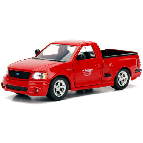 Fast & Furious Brian's 1999 Ford F-150 SVT Lightning 1:24 Scale Diecast Model Red by Jada 99574 diecasthappy.com