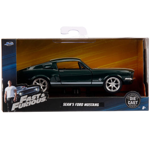 Fast & Furious Sean's 1967 Ford Mustang 1:32 Scale Diecast Model Green by Jada 99519
