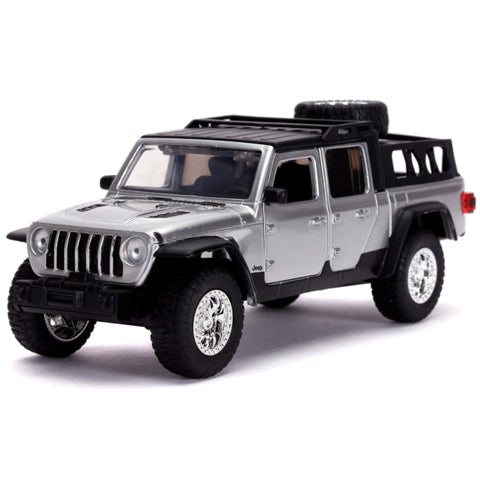 Fast & Furious 2020 Jeep Gladiator 1:32 Scale Diecast Model Silver by Jada 32031 diecasthappy.com