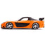 Fast & Furious Han's 1995 Mazda RX-7 1:32 Scale Diecast Model Orange by Jada 30736