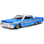 Get Low 1964 Chevy Impala SS Hardtop Lowrider 1:24 Scale Diecast Model Blue by Motor Max 79021