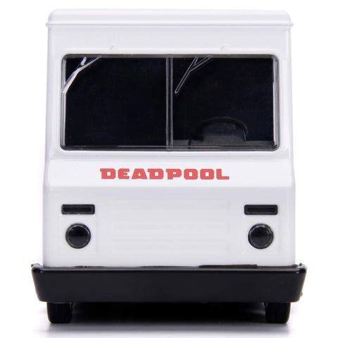 Marvel Deadpool Taco Truck 1:32 Scale Diecast Model White By Jada 99800