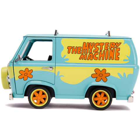 Scooby Doo Mystery Machine 1:24 Scale Diecast Model with Shaggy and Scooby Figure by Jada 31720