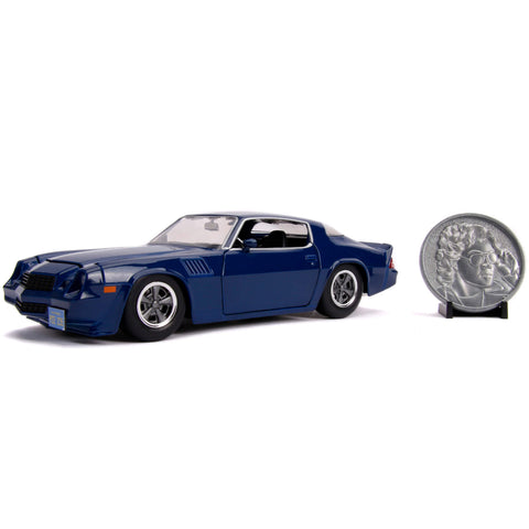 Stranger Things Billy's 1979 Chevy Camaro Z28 with Coin 1:24 Scale Diecast Model by Jada 31110