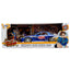 Street Fighter 1993 Mazda RX-7 1:24 Scale Diecast Model w/ Chun-Li Figure in Blue by Jada 30838