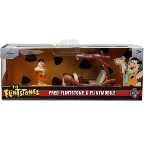 The Flintstones Flintmobile 1:32 Scale Diecast Model With Fred Flintstone by Jada 33382