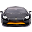 Hyper Spec 2017 Lamborghini Aventador SV 1:24 Black/Yellow by Jada 99324 (No Retail Window Box)