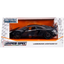 Hyper Spec 2017 Lamborghini Aventador SV LP750-4 1:24 Scale Diecast Model Black/Yellow by Jada 99324