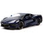 Hyper Spec 2020 Chevrolet Corvette Stingray C8 1:24 Scale Diecast Model Dark Blue by Jada 32949