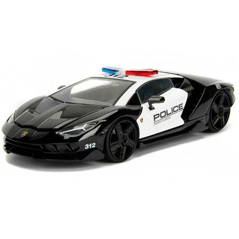Hyper_Spec_Lamborghini_Centenario_Police_Car_1-24_Scale_Diecast_Model_Black_White_Jada_30011_