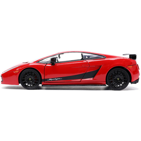 Hyper Spec Lamborghini Gallardo Superleggera 1:24 Scale Diecast Model Red by Jada 32945