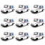 Set of 9 USPS Mail Delivery Truck 1:36 Scale Diecast Model White by Kinsmart