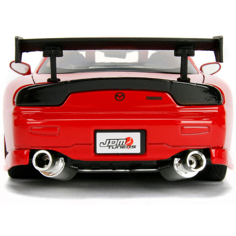 JDM Tuners 1993 Mazda RX-7 1:24 Scale Diecast Model Red by Jada 98677 / 98568-RD