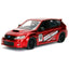 JDM Tuners 2012 Subaru Impreza WRX STI 1:24 Scale Diecast Model Toyo Tires Red by Jada 30389