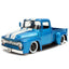 Just Trucks 1956 Ford F-100 Pickup With Extra Wheels 1:24 Scale Diecast Model Blue by Jada 31541