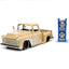Just Trucks 1955 Chevrolet Stepside Pickup Truck With Extra Wheels 1:24 Scale Diecast Model Beige by Jada 34024 diecasthappy.com