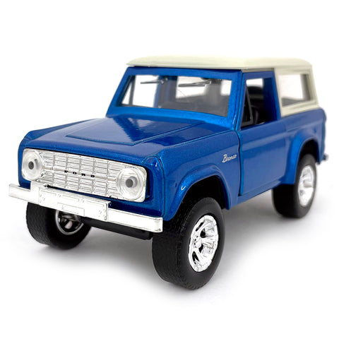 Just Trucks 1973 Ford Bronco 1:32 Scale Diecast Model Blue by Jada 97051-BL