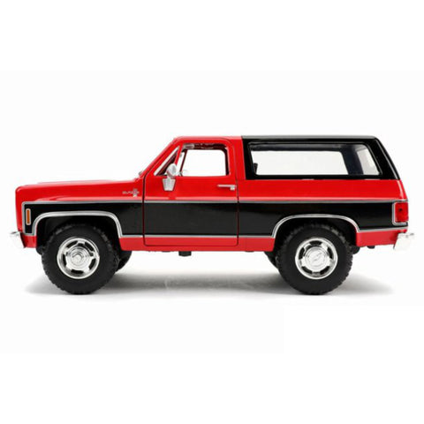 Just Trucks 1980 Chevrolet Blazer K5 1:24 Scale Diecast Model Red by Jada 31593