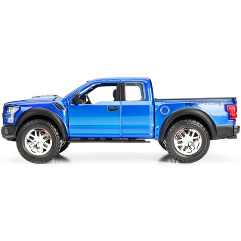Just Trucks 2017 Ford F-150 Raptor Pickup 1:24 Scale Diecast Model Blue by Jada 98583