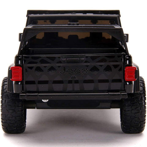 Just Trucks 2020 Jeep Gladiator 1:24 Scale Diecast Model Black B&M by Jada 32423