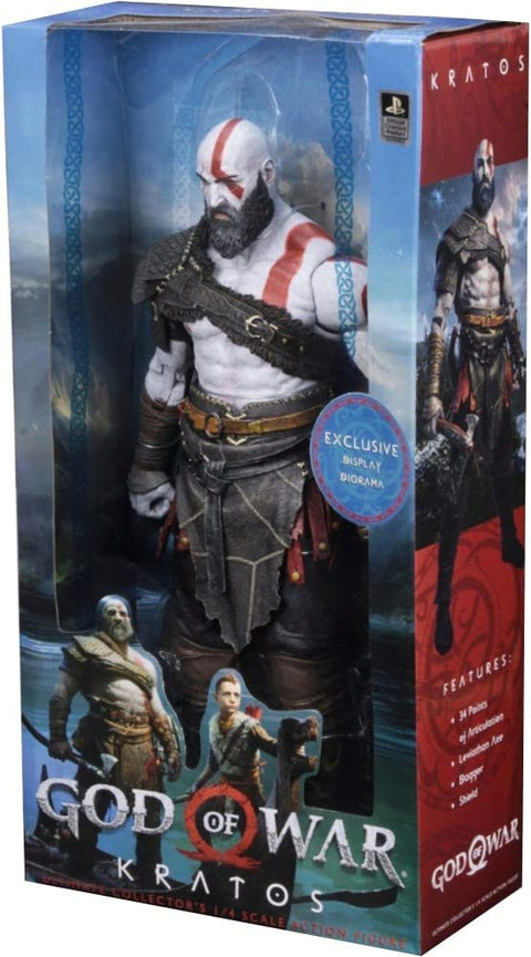 Kratos, God of War (2018) 1/4 Scale Action Figure 18 inches by NECA 49325