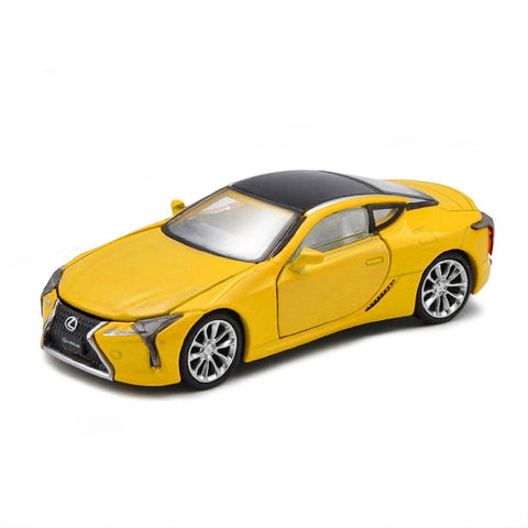 2022 Lexus LC500 1:64 Scale Diecast Model Flare Yellow Limited by ERA Car LS21LCRF60