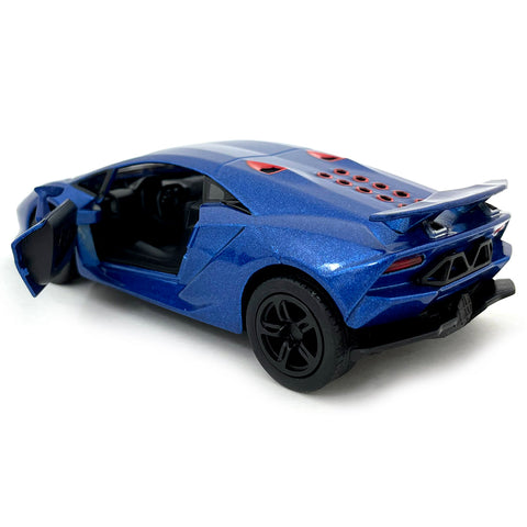 Lamborghini Sesto Elemento 1:38 Scale Diecast Model Blue by Kinsmart