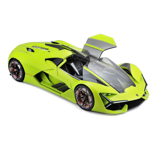 Lamborghini Terzo Millennio 1:24 Scale Diecast Model Green by Bburago 18-21094-GRN