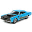 Looney Tunes 1970 Plymouth Roadrunner 1:24 Scale Diecast Model Blue with Wile E Coyote Figure by Jada 32038