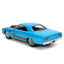 Looney Tunes 1970 Plymouth Roadrunner 1:24 Scale Diecast Model Blue with Wile E Coyote Figure by Jada 32038