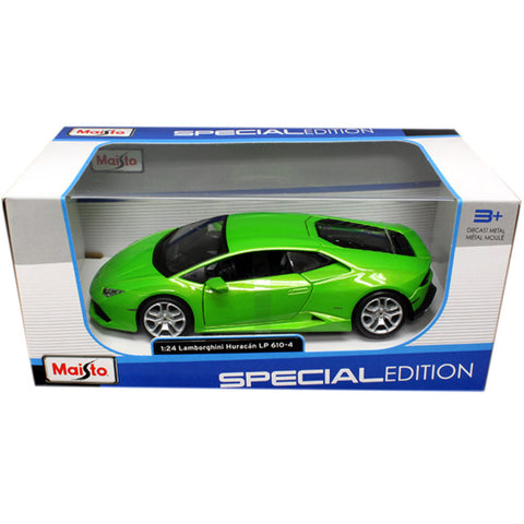 Maisto Special Edition 2015 Lamborghini Huracan LP-640-4 1:24 Scale Diecast Model Green by Maisto 31509