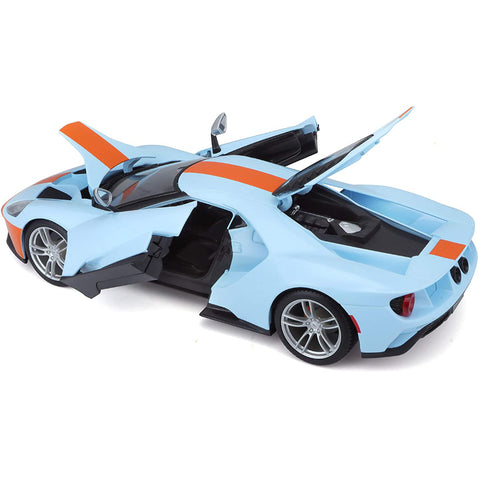 Maisto Special Edition 2017 Ford GT 1:18 Scale Diecast Model Blue/Orange by Maisto 31384