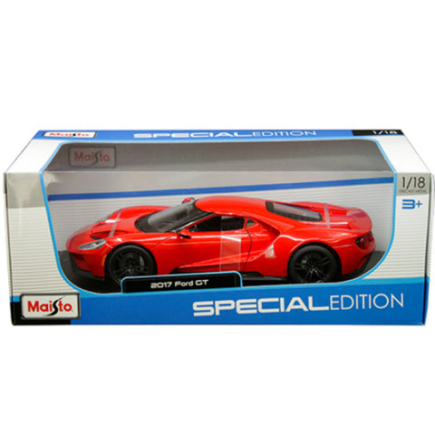 Maisto Special Edition 2017 Ford GT 1:18 Scale Diecast Model Red by Maisto 31384