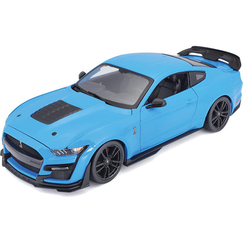 Maisto Special Edition 2020 Ford Mustang Shelby GT500 1:18 Scale Diecast Model Light Blue by Maisto 31452