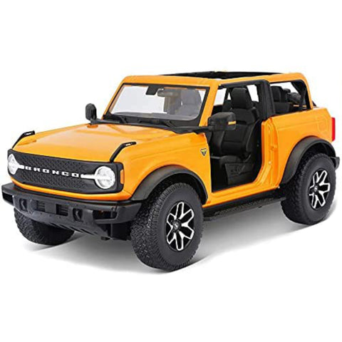 Maisto Special Edition 2021 Ford Bronco Badlands Orange 1:18 Scale Diecast Model by Maisto 31457-OR