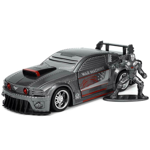 Marvel Avengers 2006 Ford Mustang GT 1:32 Scale Diecast Model with War Machine by Jada 33082