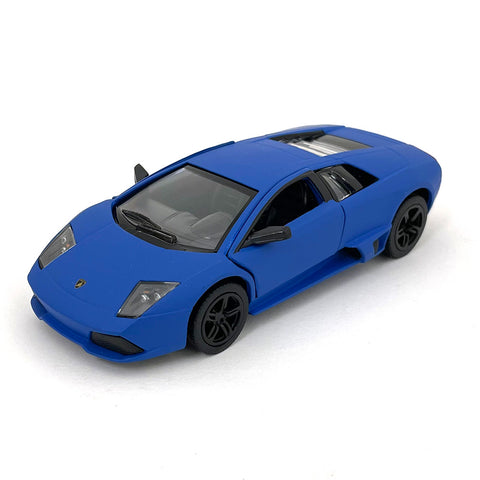 Matte Series 2003 Lamborghini Murciélago 1:38 Scale Blue by Kinsmart