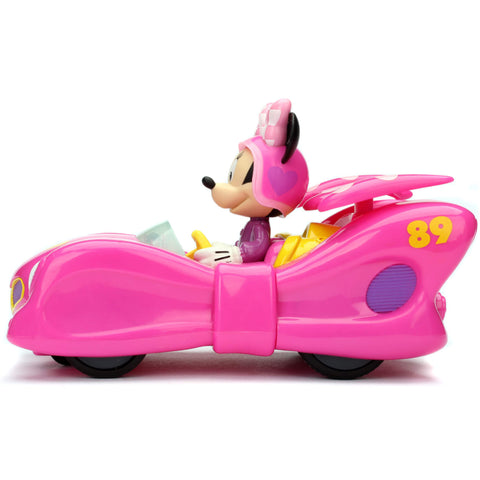 Disney Junior Mickey And The Roadster Racers 6.5 Inch R/C Car with Minnie Mouse by Jada