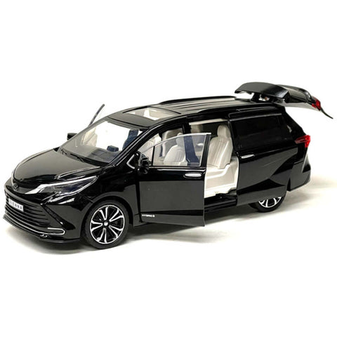 Mijo Exclusives Toyota Sienna 1:24 Scale Diecast Model Black USA Exclusive