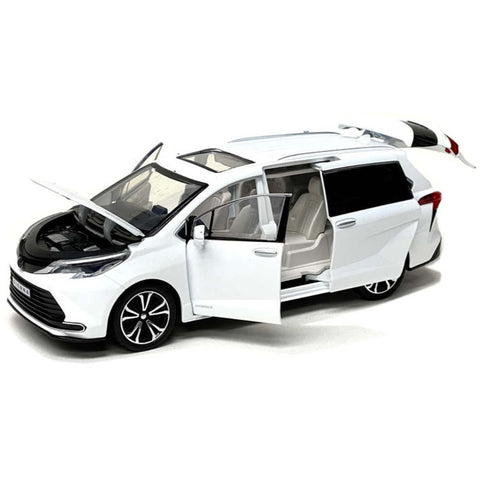 Mijo Exclusives Toyota Sienna 1:24 Scale Diecast Model White USA Exclusive