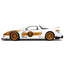 Power Rangers 2002 Honda NSX Type R 1:24 Scale Diecast Model with White Ranger By Jada 32795